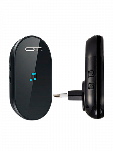 Звонок беспроводной сетевой 45 мелодий Орбита OT-HOC21 Черный